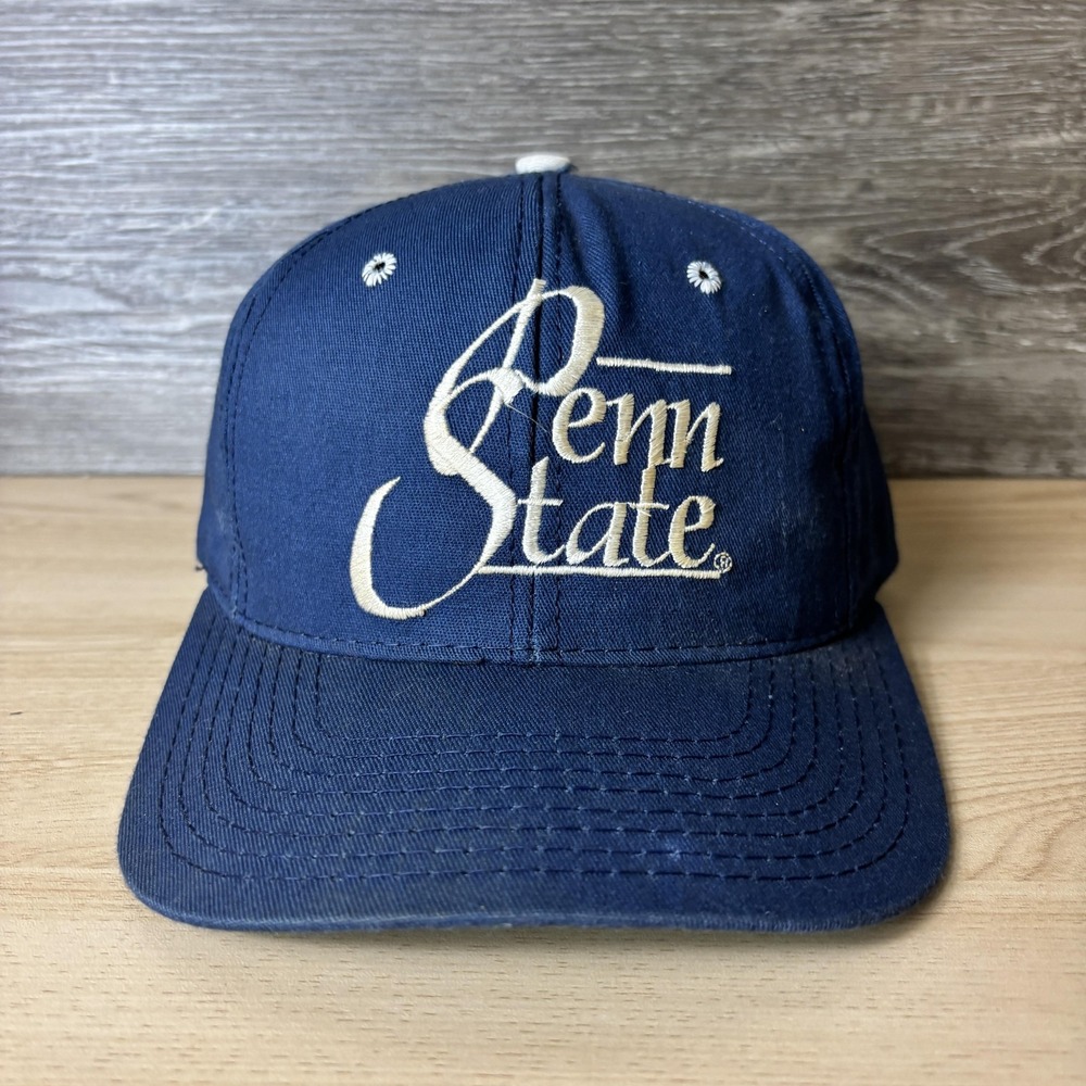 Vintage Penn State Nittany Lions Hat Cap Snap Back NCAA Football Mens 90s